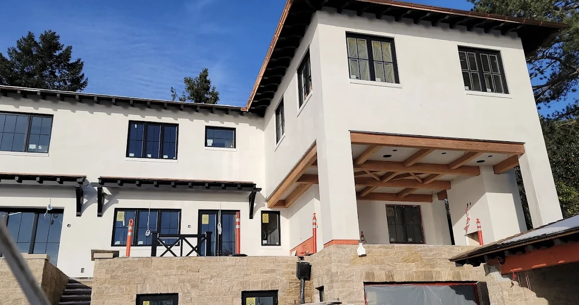 Stucco home exterior in Cedar Park, TX
