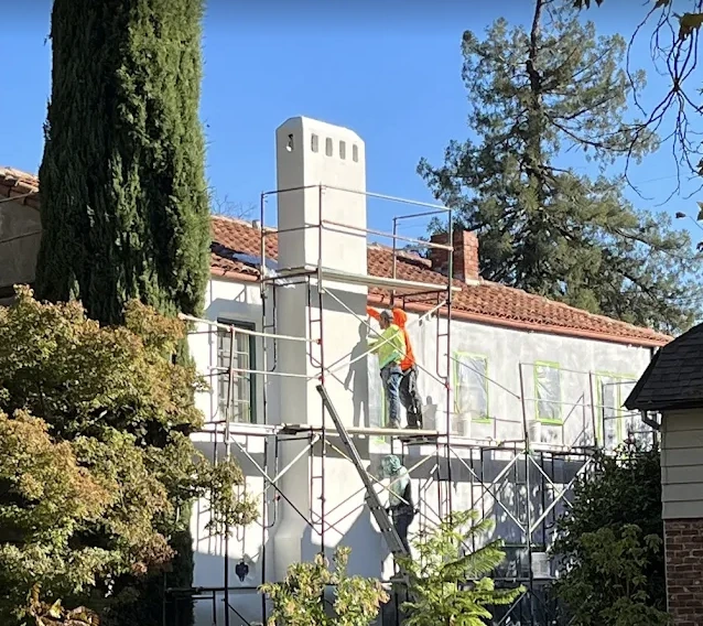 Stucco repair project in Austin, TX